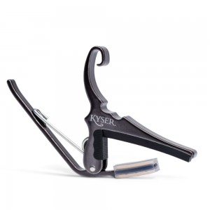 Kyser KG6BC Quick Change Capo for 6-string guitars - Black Chrome